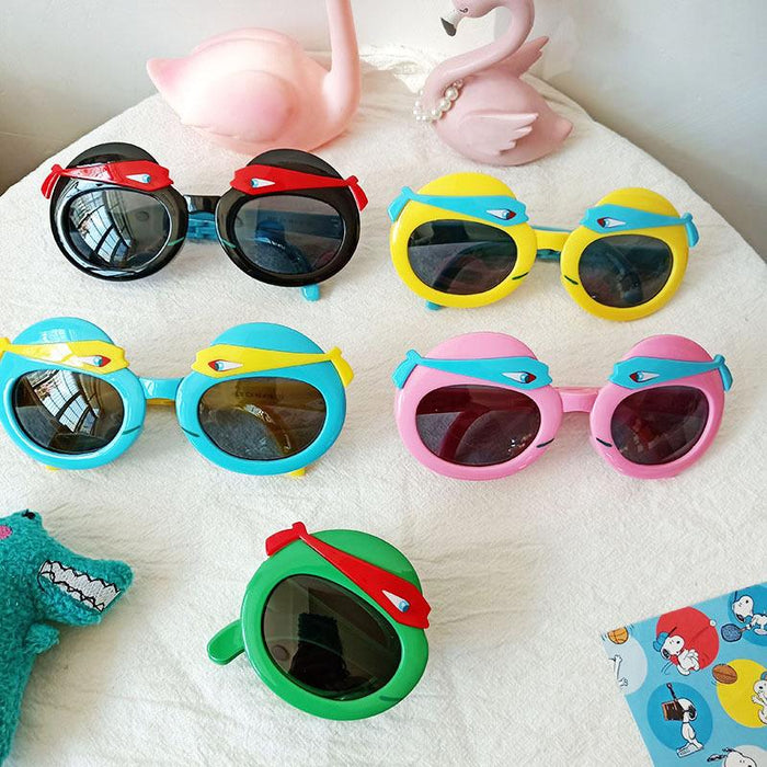 Children's Silicone Cartoon Turtle Polarized Sunglasses