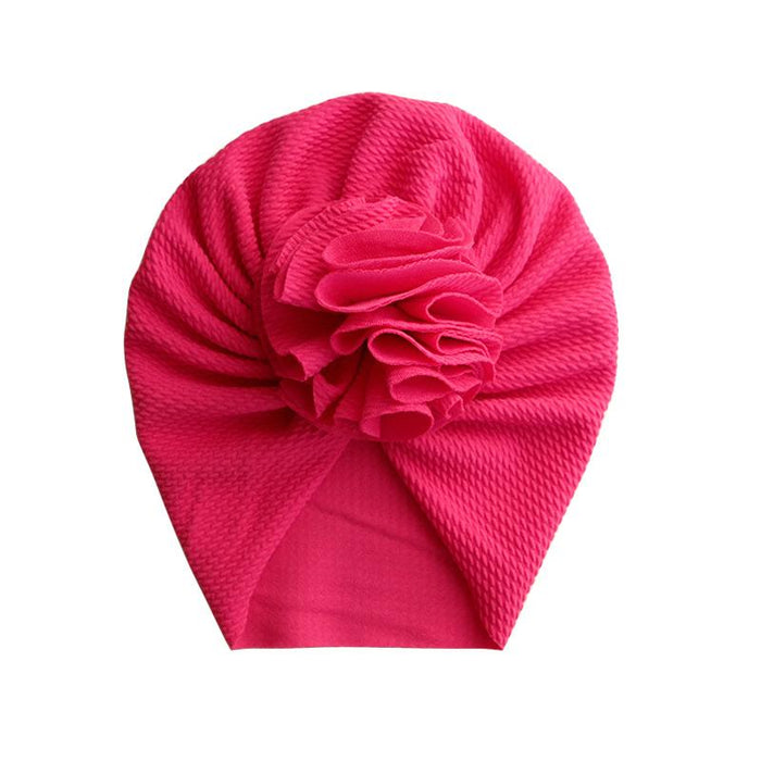 Cute Flower Baby Girl Indian Hat Infant Headwrap