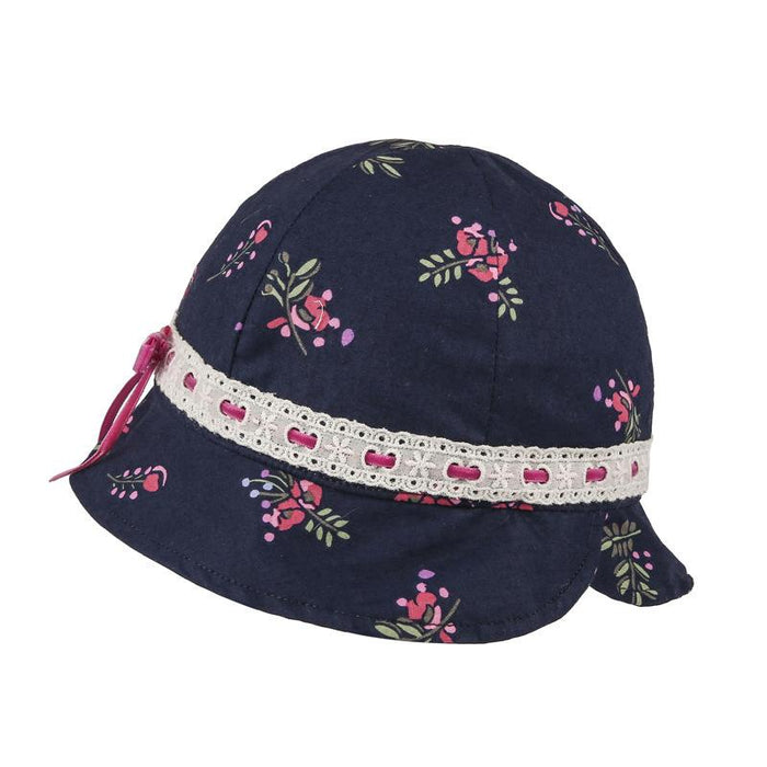 Cherry Bow Tie Children's Beach Sun Shading Fisherman Hat