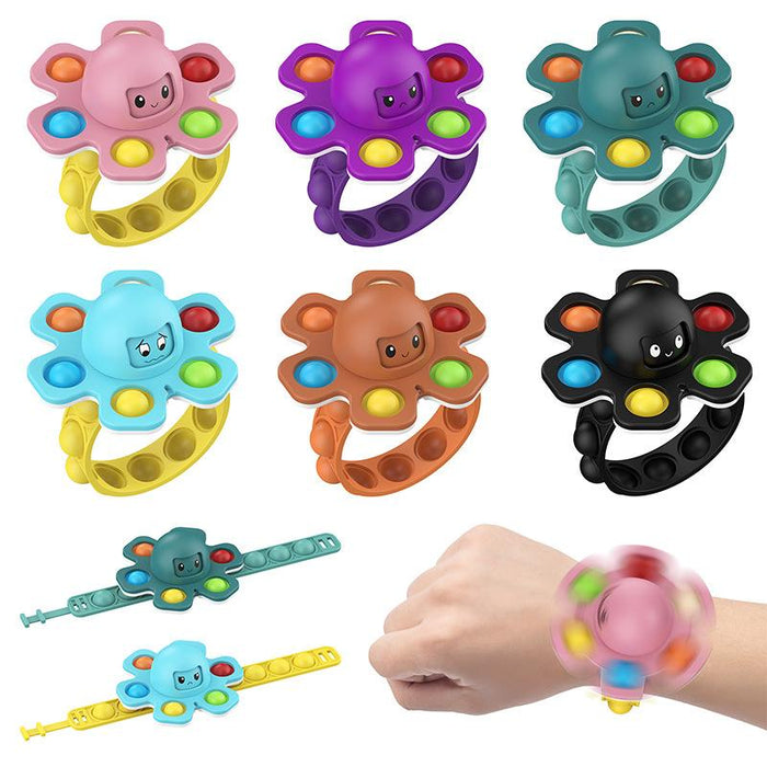 Rotating Face-changing Octopus Spinning Rodent Vanguard Bracelet