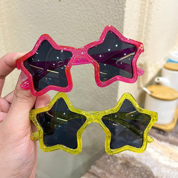 Children's colorful starlight sunglasses and sunglasses
