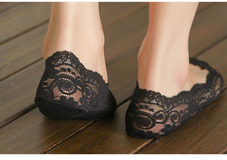 New Lace Invisible Socks Leisure Women's Boat Socks