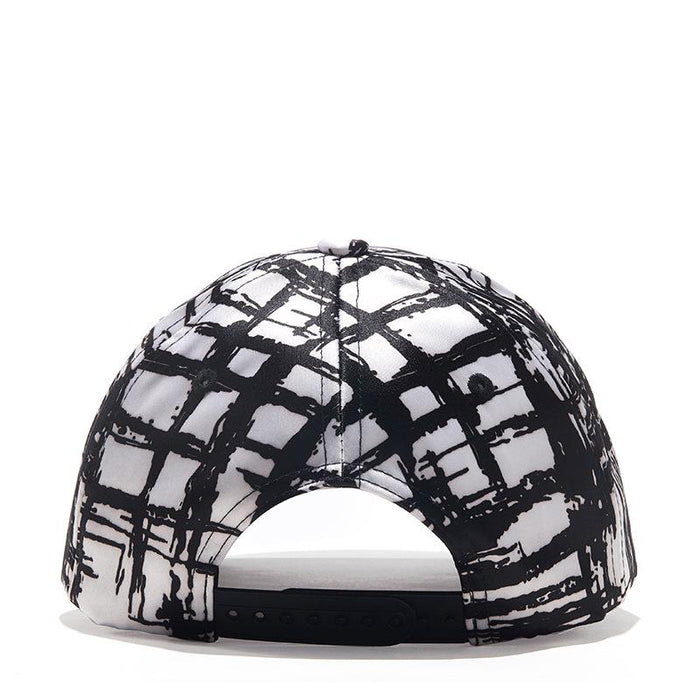 New Baseball Cap Black and White Mesh Sunshade Hat