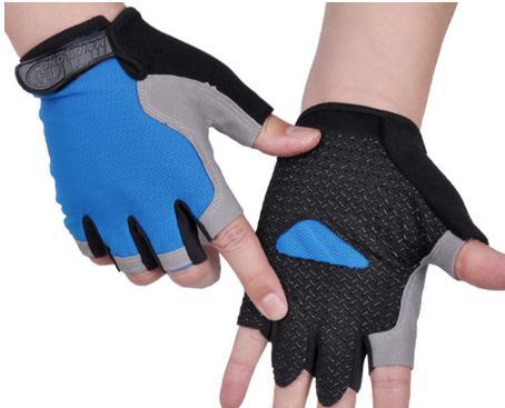 Anti Slip Shock Breathable Half Finger Gloves