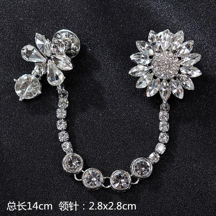 Multi Styles of Exquisite Brooch Vintage Women's Suit Accessories