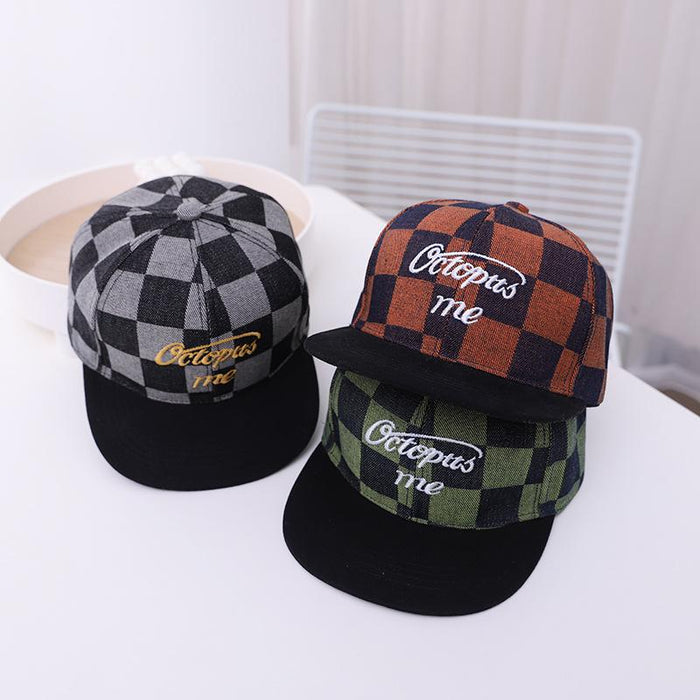 Summer Thin Sun Protection Adjustable Flat Brim Children's Cap