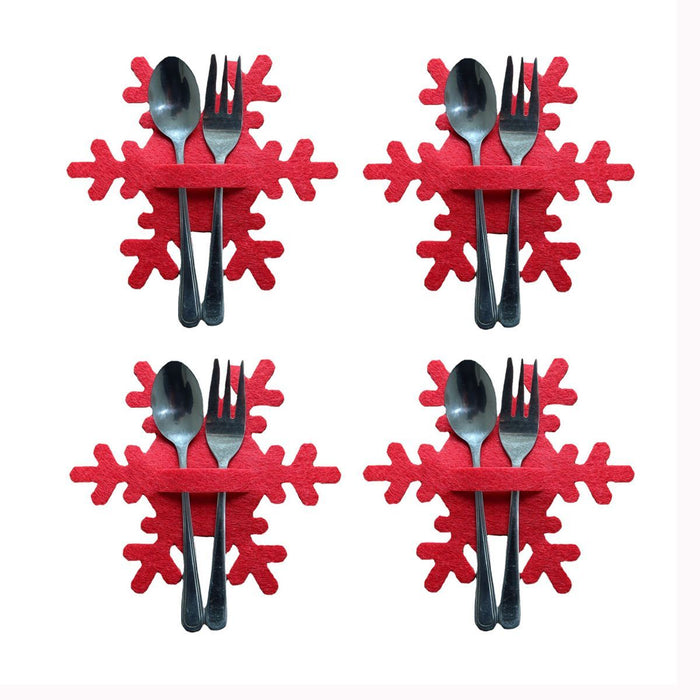 4PCS 44 Styles Christmas Knife and Fork Holder