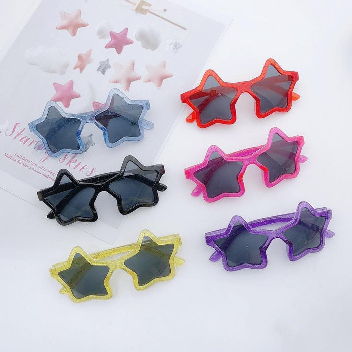 Children's cool Frame Sunglasses five pointed star