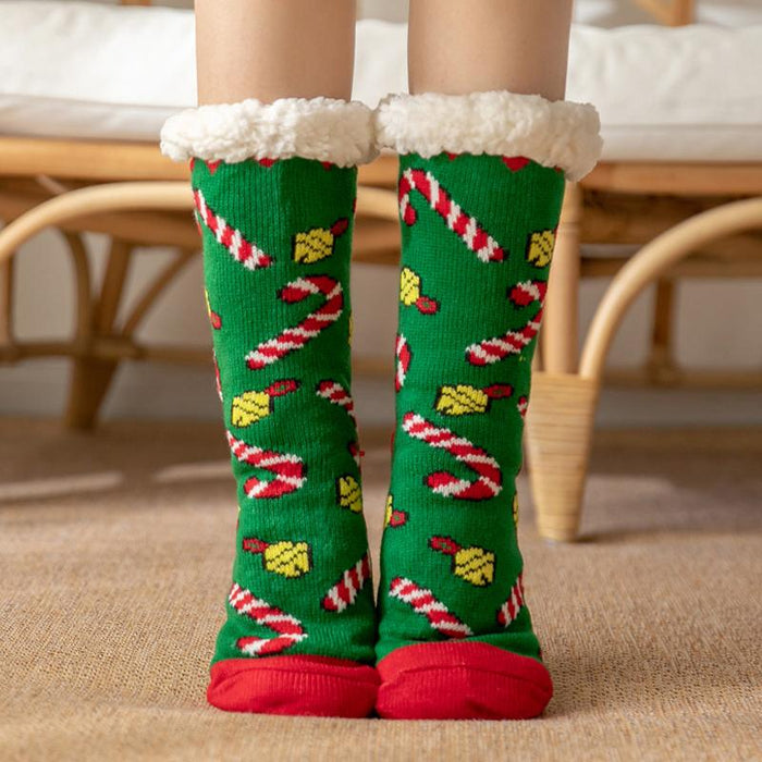 Cute Warm Socks Thicken Plus Cotton Winter Women Socks