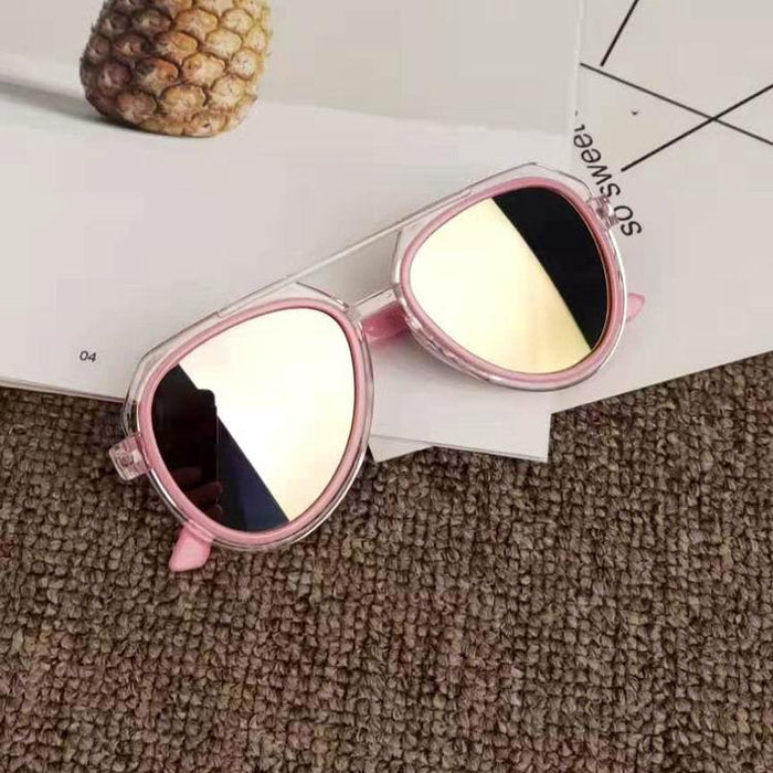 Children's colorful reflective Sunglasses