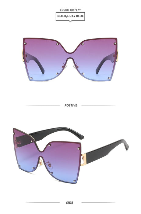 Gradient cat's Eye Sunglasses Retro