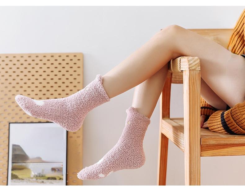 Winter Funny Animal Cute Fuzzy Socks