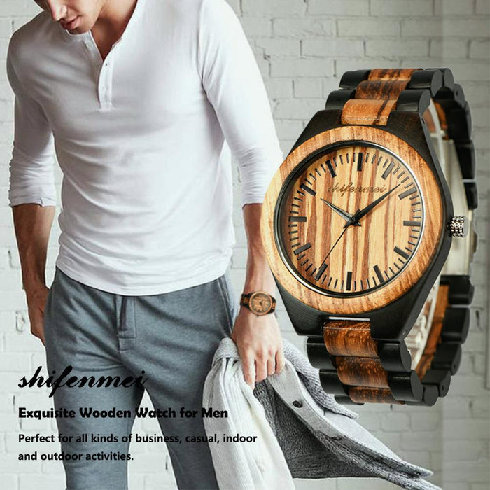 2022 New Classic Men's Fashion Watch Wooden Watch