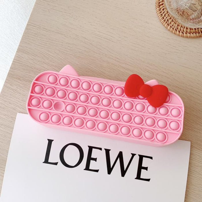 Unzip stationery storage silicone toys