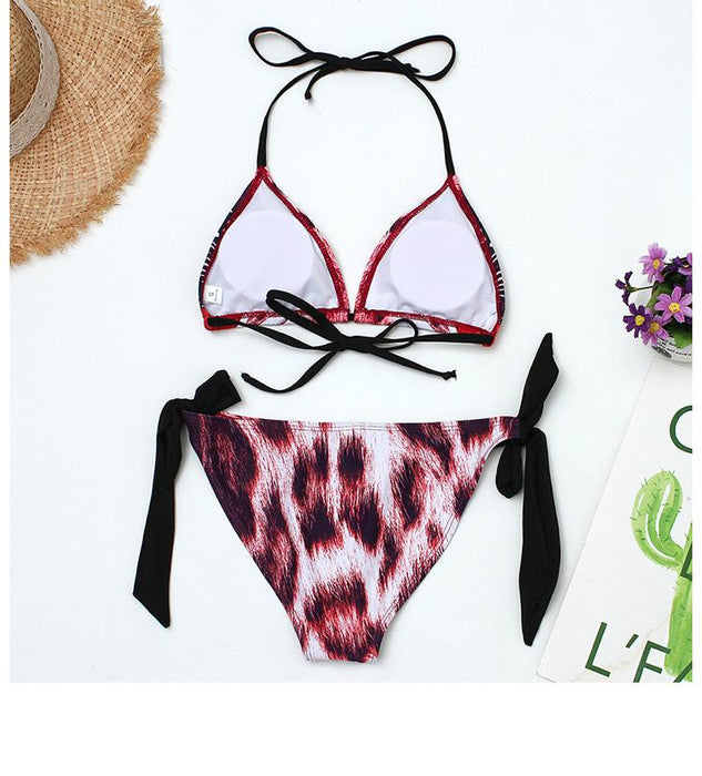 New Sexy Leopard Print Split Bikini