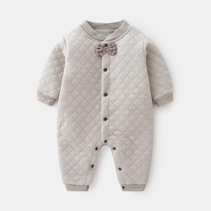 Newborn Baby Bow Tie Jumpsuit