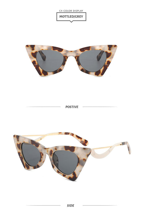 New cat's Eye Sunglasses damp Sunglasses UV protection