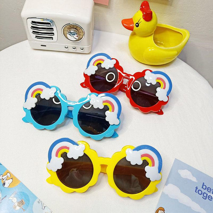Rainbow Cloud UV Proof Children's Silicone Sunglasses