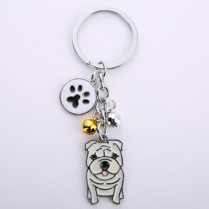 Creative Pet Dog Metal Keychain