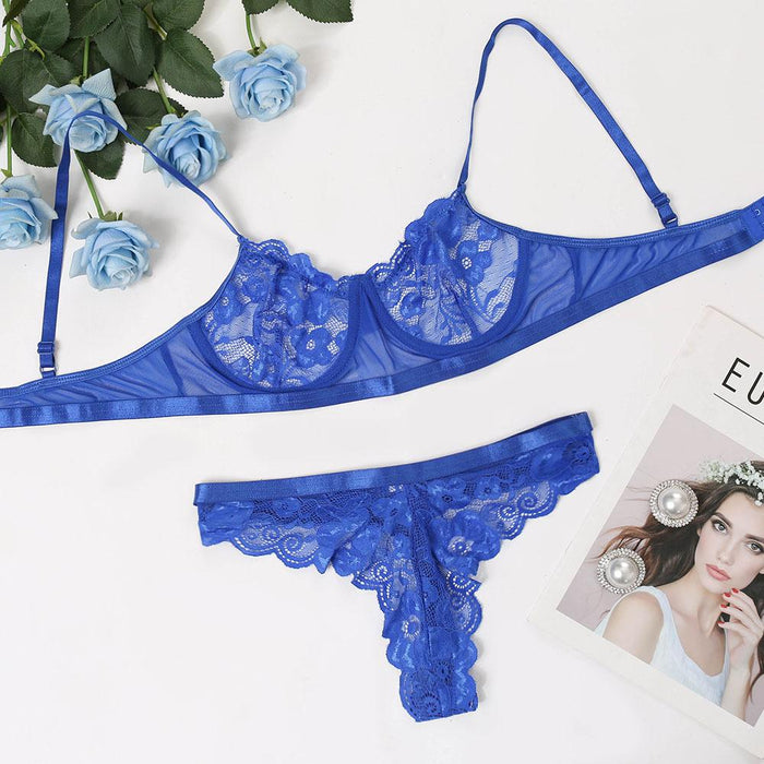 Women's Sexy Lingerie Fashion Lace Push Up Underwear Set
