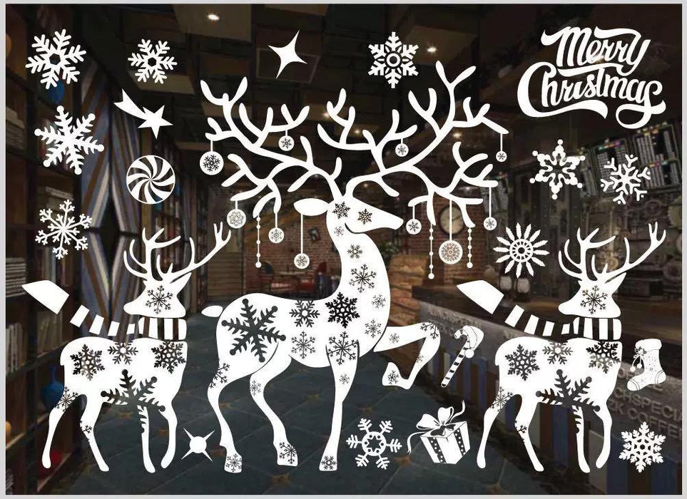 2022 Christmas Window Stickers