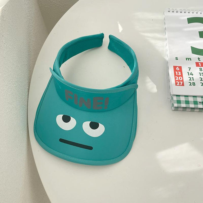 Summer Cute Cat Ears Children‘s Wide Brim Sun Hat