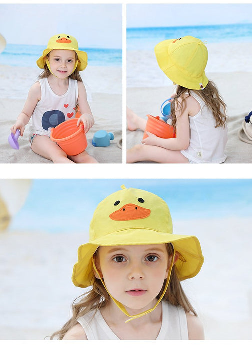 Summer Children's Cute Cartoon Baby Outdoor Sunscreen Hat