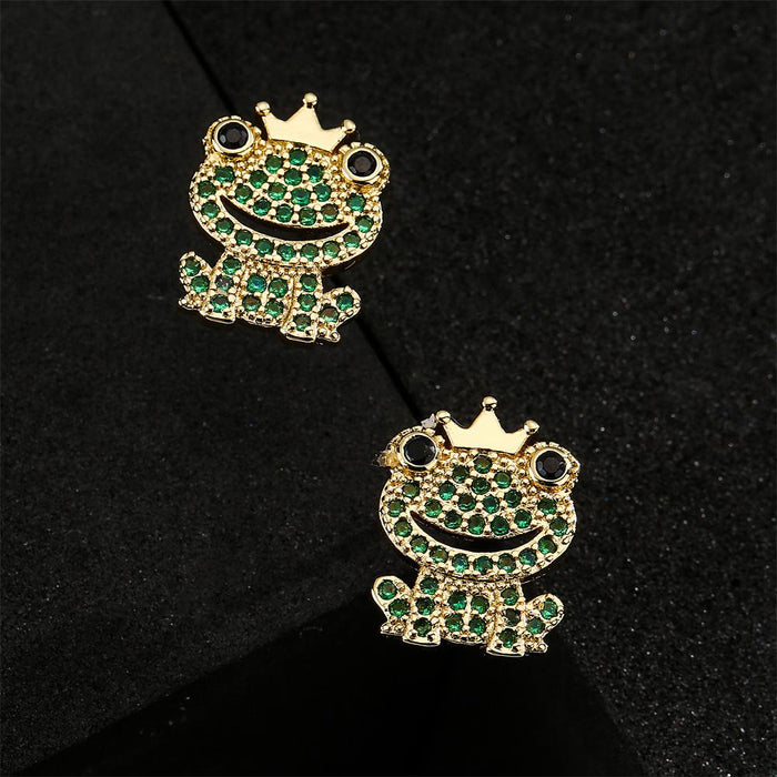 Australian Popular Cute Personalized Frog Shape Earrings Earrings