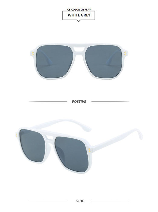 Frame double beam meter nail Sunglasses