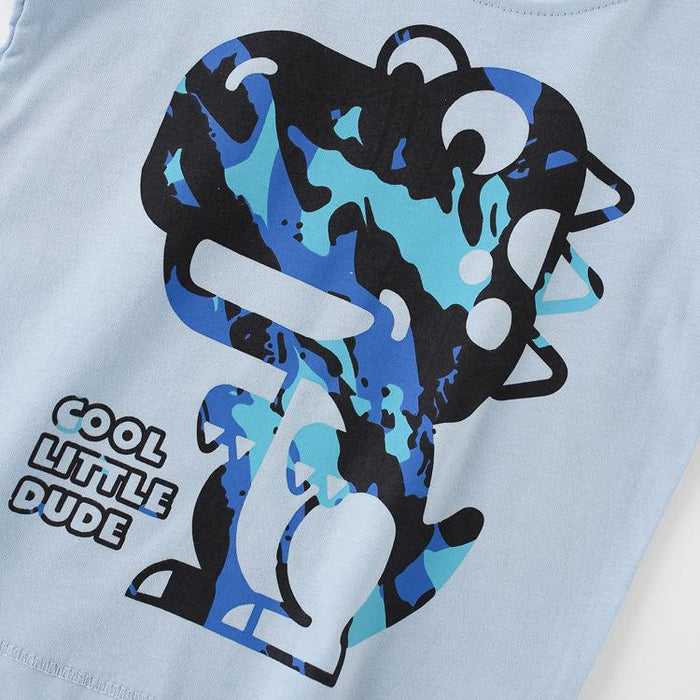 Boys' short sleeve T-shirt casual print