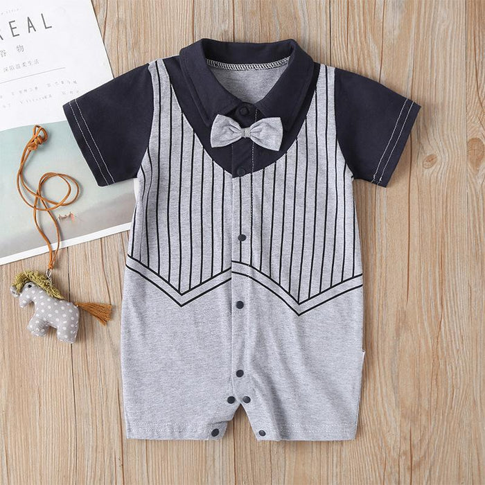 Little Gentleman Summer Short Sleeve Boys' Jumpsuit