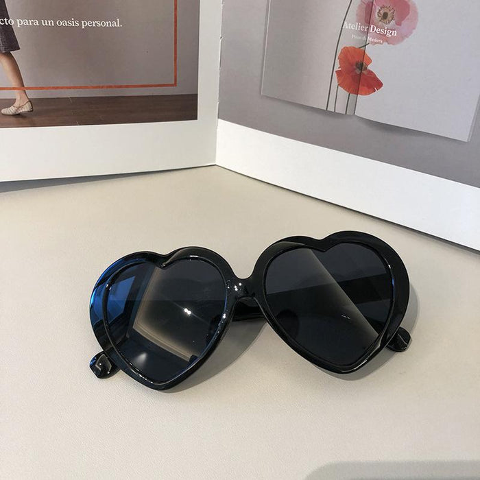 Lovely Simple Love Frame UV Proof Sunglasses