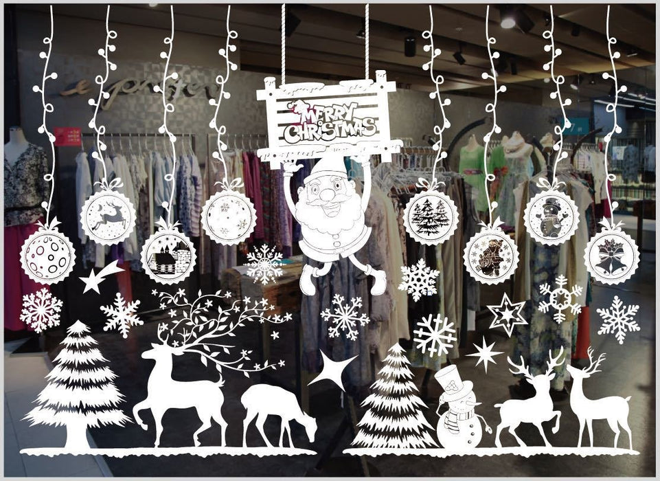 2022 Christmas Window Stickers