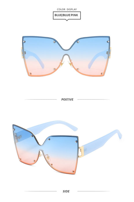Gradient cat's Eye Sunglasses Retro