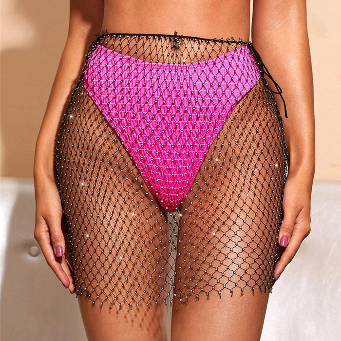 New Fashion Sexy Fishnet Perspective Waist Chain Body Chain