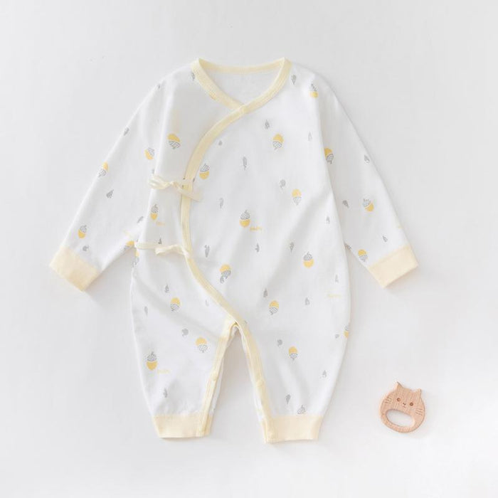 Cartoon Romper For 0-3-6 Months Baby