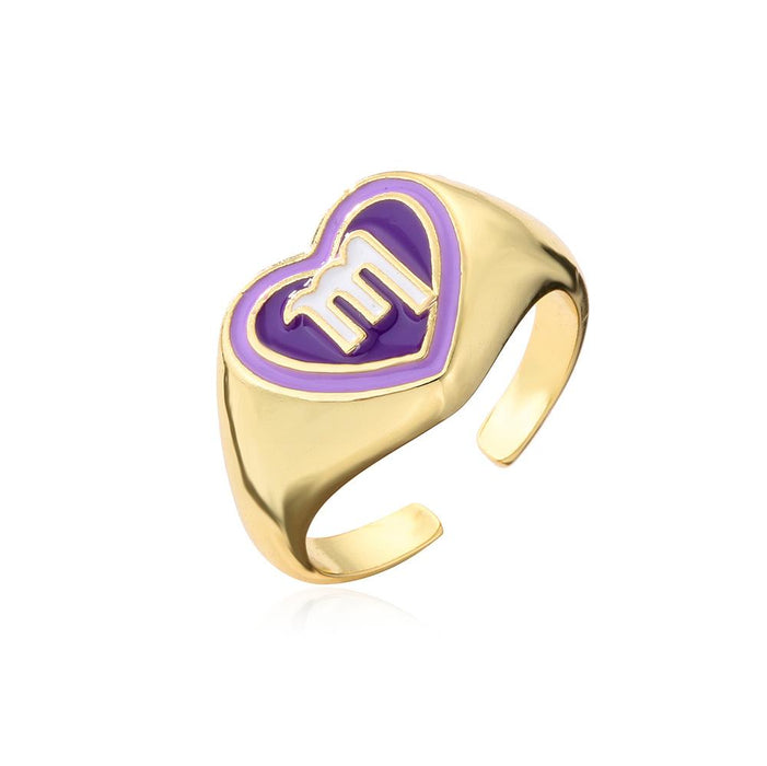 12 Constellation Open Women's Ring