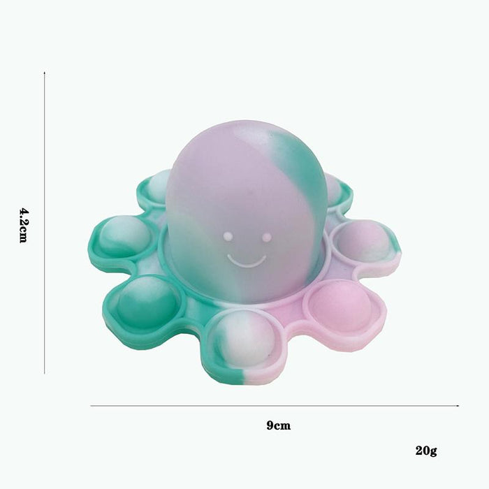 New Flip Octopus Octopus Pendant Silicone Anti-Stress Relief