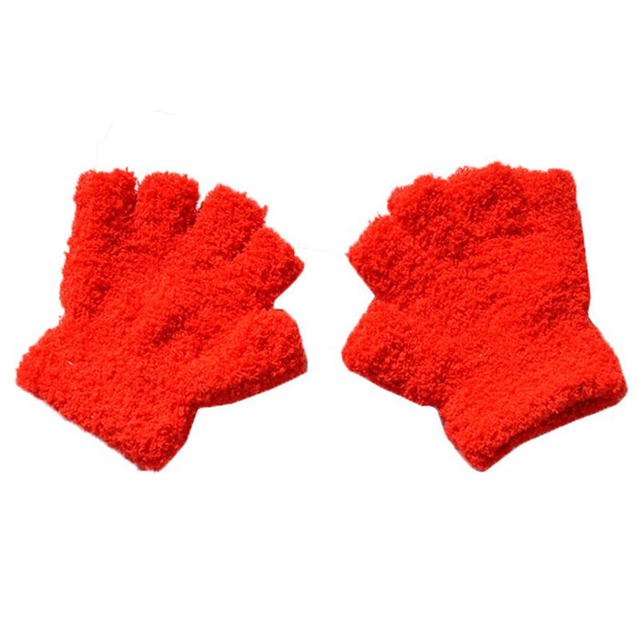 Warm Plush Thick Warm Baby Gloves
