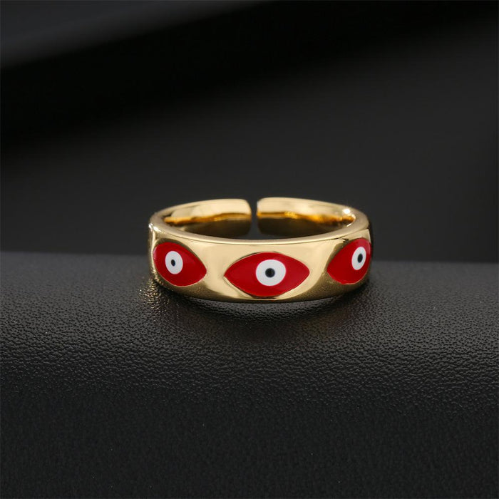 New Fashion Personality Devil's Eye Opening Ring