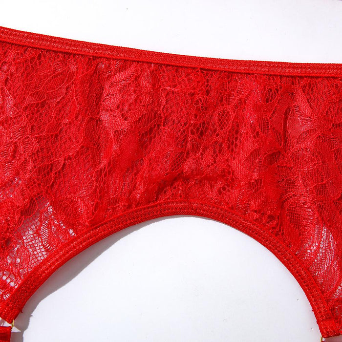 Fashion Sexy Lingerie Eyelashes Lace Underwear Set