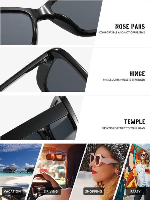 Cat's Eye Sunglasses contrast color trend Sunglasses