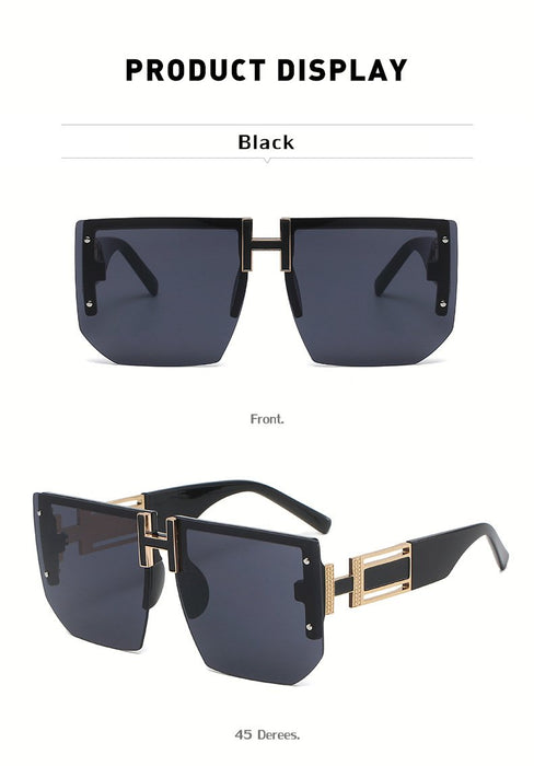 Anti Ultraviolet Large Frame Sunglasses