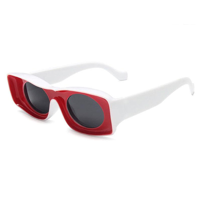 Exaggerated Personality Concave Frame Sunglasses