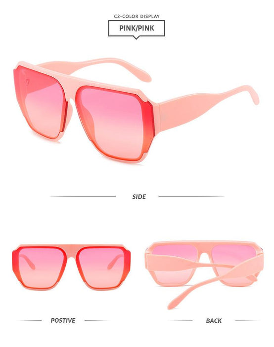 Contrast Sunglasses square frame