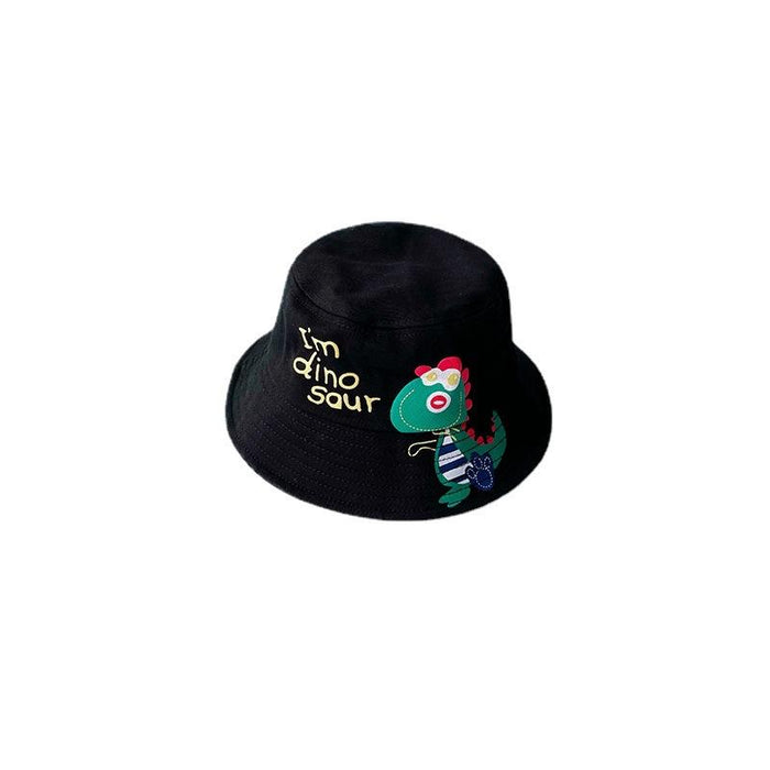 Summer Outdoor Windproof Color Dinosaur Children's Cartoon Pot Hat
