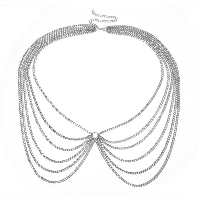 Sexy Geometric U-shaped Accessories Body Chain Tassel Waist Chain