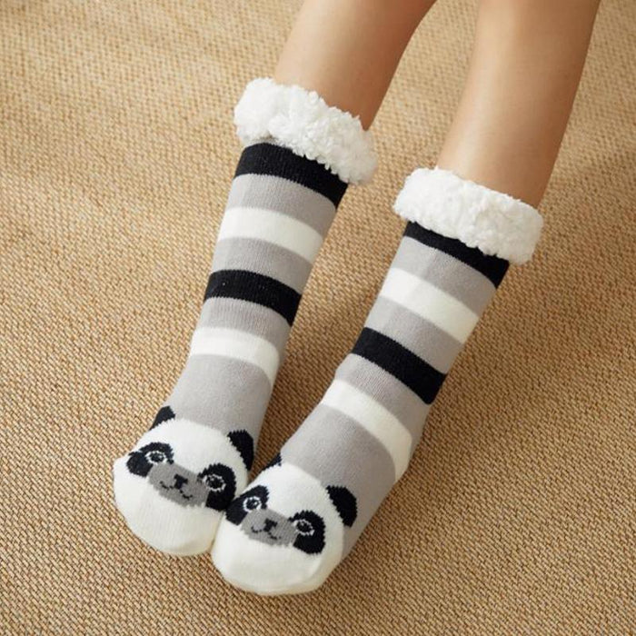Cute Warm Socks Thicken Plus Cotton Winter Women Socks