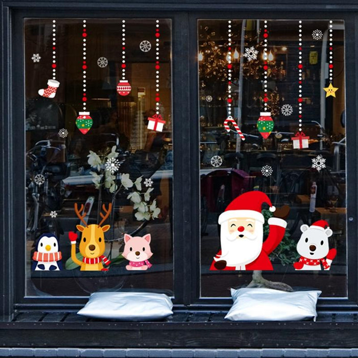 2022 Christmas Window Stickers