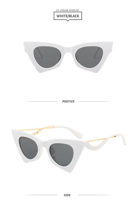 New cat's Eye Sunglasses damp Sunglasses UV protection